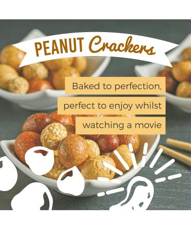 Sunburst Snacks Whole Peanut Crackers Crispy and Flavourful Non-GMO Recyclable & Resealable Pouch 500g - Buy Online on SooperMarket.com