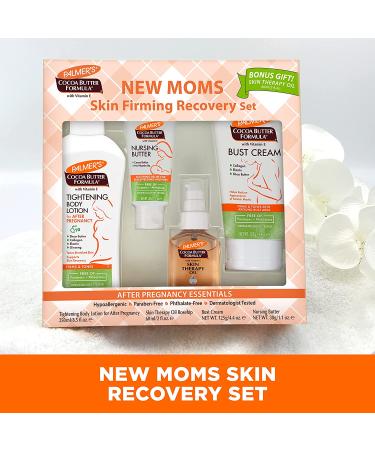 Palmer's Cocoa Butter Formula New Moms Skin Recovery Set - 4 Piece Set for Hydrated & Nourished Skin - Buy Online on SooperMarket.com