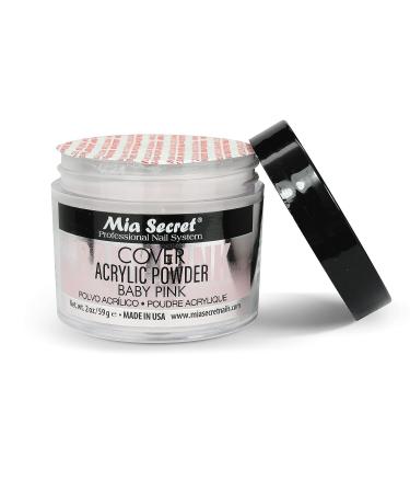 Mia Secret Cover Baby Pink Acrylic Powder - 2 oz | Professional Grade - Buy Online on SooperMarket.com