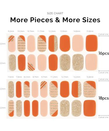NAILOG Soft Gel Nail Strips - 34 Salon-Quality Long Lasting Stickers for Women - Buy Online on SooperMarket.com