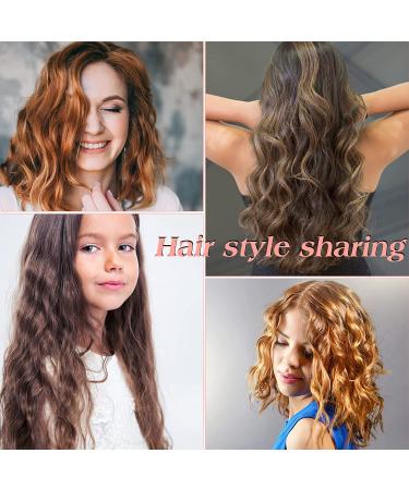 5 Barrel Curling Iron Wand Hair Waver - Ceramic Tourmaline, 0.6 Inch, Temperature Adjustable - Buy Online on SooperMarket.com