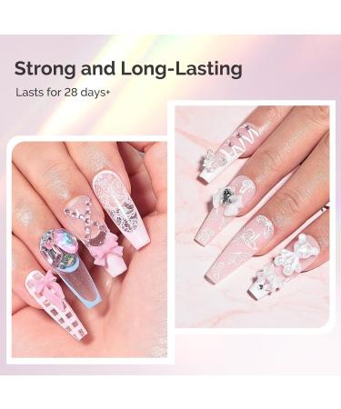 Buy MelodySusie Rhinestone Nail Glue - Strong Gel Adhesive for 3D Nail Designs (2 * 0.42 Fl Oz) - Perfect for Nail Gems and Rhinestones - Buy Online on SooperMarket.com