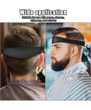 Hair Trimming Guide Men Black Hair Cut Guides Fade Cutting Tool with 2 Hair Bands Adjustable Neckline Shaving Template for Home Use Barber Shops Hair Salons Makeup Rooms - Buy Online on SooperMarket.com