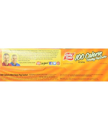 Jolly Time Popcorn 100 Calorie Mini Bags - 10 CT, Butter Flavor - 1.2 Ounce (Pack of 10) - Buy Online on SooperMarket.com