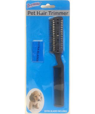 2 Pack Manual Pet Hair Trimmer with Extra Blades and Comb - Grooming Razor for Dogs and Cats - Buy Online on SooperMarket.com
