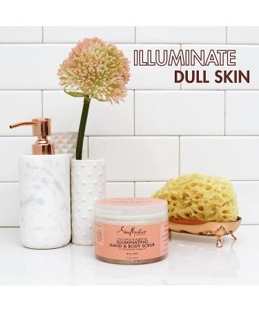 SheaMoisture Illuminating Coconut and Hibiscus Body Scrub 12 oz - Cruelty-Free Skin Care - Buy Online on SooperMarket.com