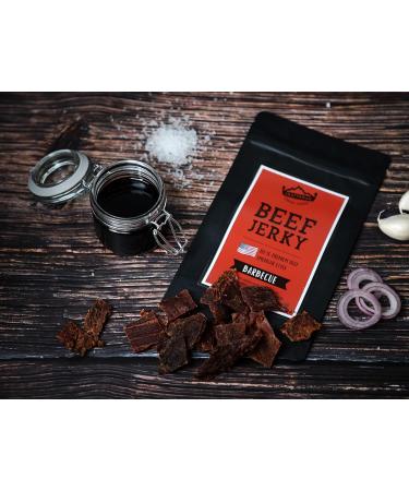 Craftsman Beef Jerky Barbecue 250g - Premium 100% Beef Snack from Bavaria Germany | American Style BBQ Meat Set | Delicious Dry Meat for Outdoors and Snacks - Buy Online on SooperMarket.com