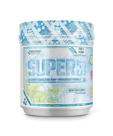 Beyond Yourself - SuperSET | Pre-Workout Formulated for Peak Performance & Insane Pumps | Dominate Savage Workouts with 300mg Caffeine 9g L-Citrulline + HICA Taurine & Agmatine | 40 Servings | Grape White North