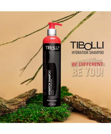 TIBOLLI Hydrating Hair Shampoo with Argan Oil - 33.8 Fl Oz | Moisturizing Dye-Free Paraben & Sulfate-Free Repair for Damaged Hair - Buy Online on SooperMarket.com