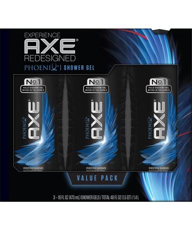 AXE Revitalizing Shower Gel - Phoenix - 16 fl. oz. - 3 pk.