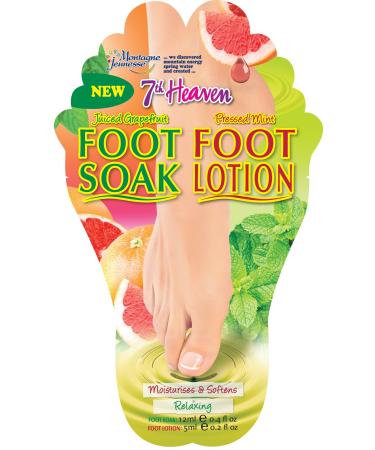 7th Heaven Foot Soak 12ml And Foot Lotion 5ml