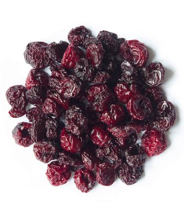 Organic Dried Tart Cherries 1lb | Lightly Sweetened & Pitted | Non-GMO, Kosher, Unsulfured | Sour Bulk Cherries - 1lb Pack - Buy Online on SooperMarket.com