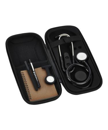 Stethoscope Bundle Kit | Includes Dual Head Stethoscope Fob Watch Pen Torch Hard Shell Stethoscope Case Pen and A6 Note Pad | For Nurse Dentist Medical Students and Professionals - Buy Online on SooperMarket.com