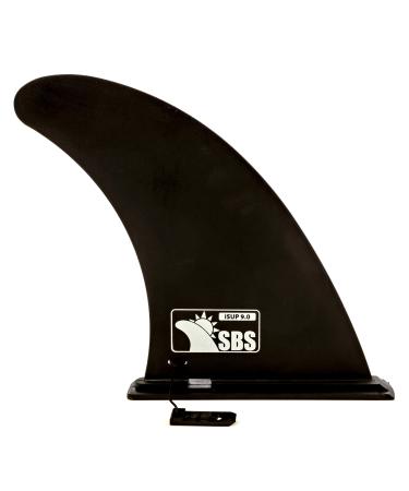 Santa Barbara Surfing SBS 9" iSUP Fin - Quick Release Slide in Fin for Inflatable Paddleboard (Aqua Marina, Vilano, etc)