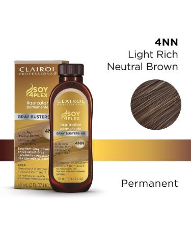 Clairol Professional Permanent Liquicolor 4nn Rich Neutral Brown for Dark Hair Color - Buy Online on SooperMarket.com