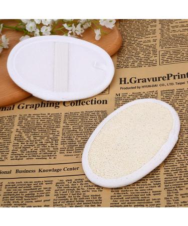 DEFUTAY 3 Pack Exfoliating Loofah Sponge Pads - Natural Luffa and Terry Cloth Scrubbers for Bath Spa and Shower | Men and Women | 3PC Set - Buy Online on SooperMarket.com