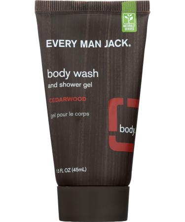 Every Man Jack, Wash Body Cedarwood Travel, 1.5 Fl Oz