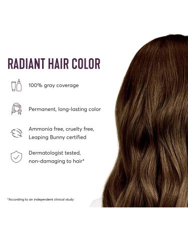 Madison Reed Sondrio Brown Permanent Hair Dye - Ammonia-Free Formula for Resistant Grays - 100% Gray Coverage - Soft Medium Neutral Brown - Pack of 1 - Buy Online on SooperMarket.com