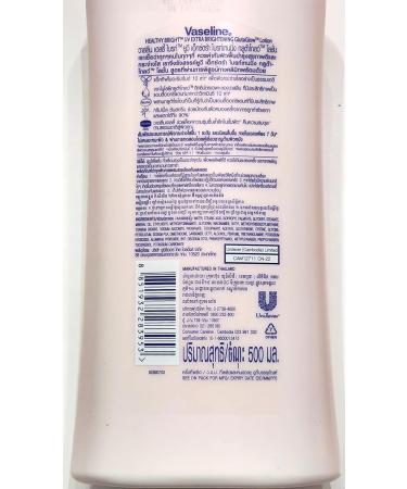Vaseline Healthy Bright UV Extra Brightening Gluta Glow Body Lotion 500ml - Buy Online on SooperMarket.com