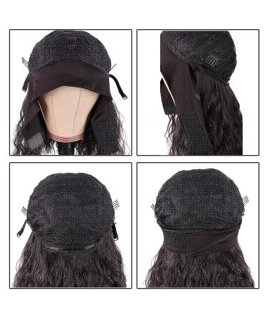 MapofBeauty 24 Synthetic Curly Hair Headband Wig - Long Heat Resistant Style (Black) - Buy Online on SooperMarket.com
