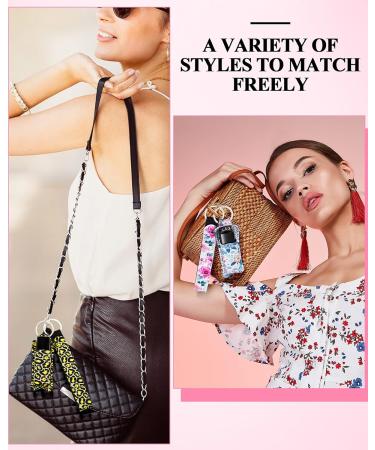 40-Piece Lipstick Holder Keychain Set | Clip-on Sleeve & Protective Cases for Women & Girls | Lip Balm Keyring Holder | Travel Accessories - 4 Styles - Buy Online on SooperMarket.com