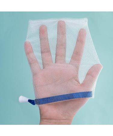WLLHYF 10 Pcs Exfoliating Mesh Soap Bag - Facial Cleanser Foaming Net - Nylon Face Cleansing Nets with Drawstring - Bath Shower Essential - Buy Online on SooperMarket.com
