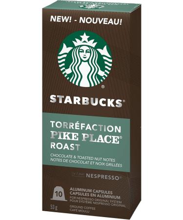 Starbucks By Nespresso Pike Place 5 X 10 Nespresso Coffee Pods 50 Count & by Nespresso Decaf Espresso Roast Nespresso Coffee Capsules Original Line Compatible 10 Nespresso Coffee Pods - Buy Online on SooperMarket.com