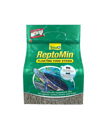 Tetra ReptoMin Floating Food Sticks 2.64 Pounds, For Aquatic Turtles, Newts And Frogs, green