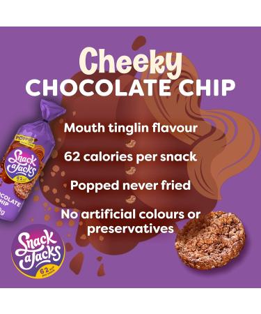 Buy Snack A Jack Choc Chip Jumbo Rice Cakes 180g | International Shipping Available - Buy Online on SooperMarket.com