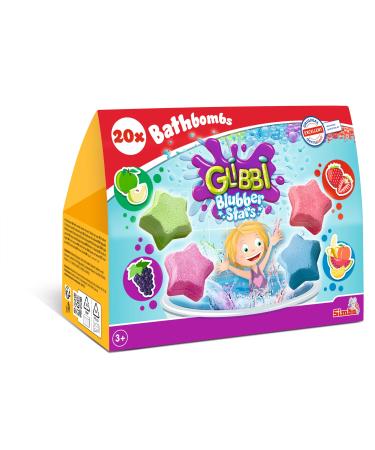 Simba 105953577 - Glibbi blubber stars 20 bombs let the water bubble 4 fragrances and colors sustainable packaging bathing toys from 3 years exclusively at Amazon