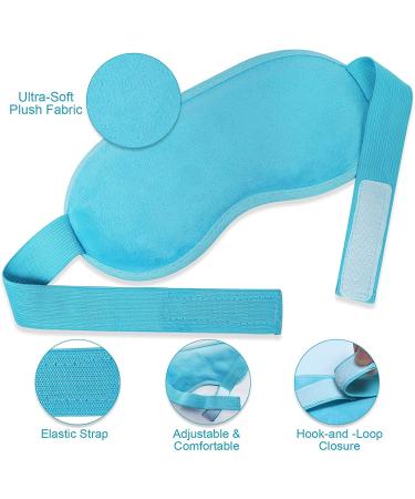 KOLTECH Cooling Gel Eye Mask - Reusable Hot Cold Pack for Stress Relief & Eye Care (Blue) - Buy Online on SooperMarket.com