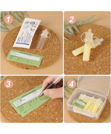Haakaa Colostrum Collector Set - Reusable Silicone Breastfeeding Aid | 12 PK 0.1oz/4ml | Includes Clear Storage Cases & Cotton Wipes - Buy Online on SooperMarket.com