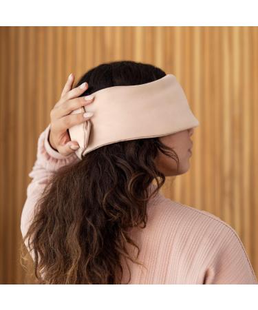 Baloo Silk Weighted Sleep Mask | Mulberry Silk Eye Mask | Sound-Muffling Blindfold for Deep Sleep | Relaxation & Tranquility with Rose Quartz Crystal - Buy Online on SooperMarket.com