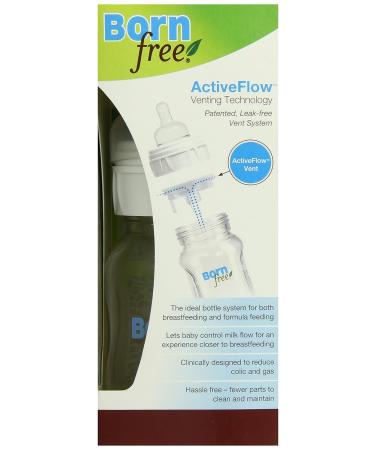 Born Free Glass Wide Neck 5oz Baby Bottle - BPA-Free - Buy Online on SooperMarket.com