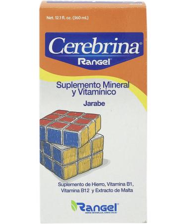 Vino Cerebrina Mineral and Vitamin Syrup - Rangel 12 OZ - Best Supplement for Health - Buy Online on SooperMarket.com