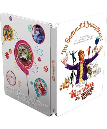 Willy Wonka & The Chocolate Factory Steelbook 4K Ultra HD 1971 Blu-ray - 2023 Release - Region Free - Buy Online on SooperMarket.com