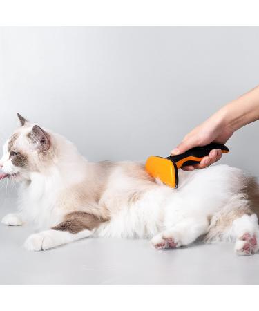 POLYTE Pet Grooming Comb and Deshedding Tool with Retractable Blade - Buy Online on SooperMarket.com