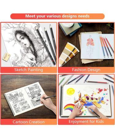 37-Piece Drawing Sketching Pencils Set with Sketchbook and Accessories for Kids and Adults - Art Kit for Beginners - Buy Online on SooperMarket.com
