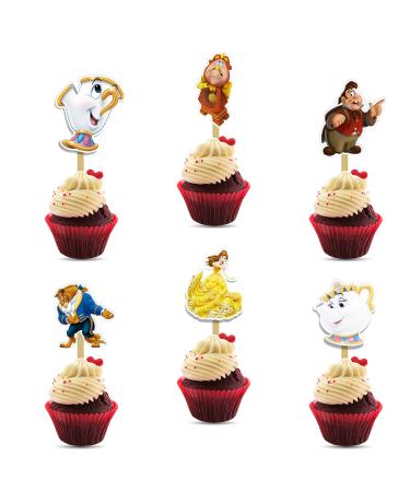 Seyal Bauty & The Beast Cupcake Topper Seyal Bauty & the Beast Cupcake Topper