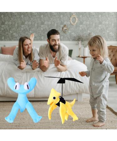 FASTEXX Rainbow Friends Plush Chapter 2 - Cyan & Yellow Soft Stuffed Toy - Cute & Funny Gift for Kids - Perfect for Playtime - Buy Online on SooperMarket.com