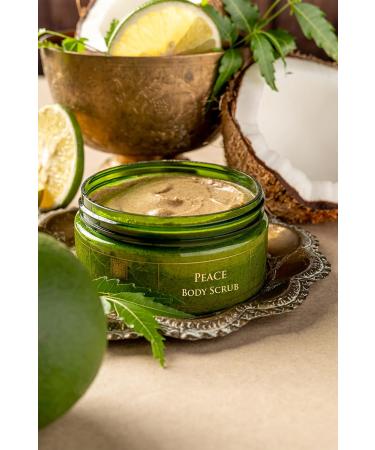 SPA CEYLON Peace Body Scrub - Exfoliating & Nourishing Natural Scrub for Glowing Skin | International Shipping Available - Buy Online on SooperMarket.com