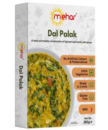 Mehar Dal Palak Ready ro Eat Meal 280g