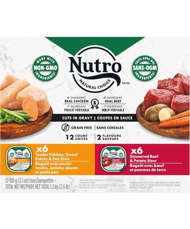 NUTRO NATURAL CHOICE Small Breed Adult Dry Dog Food + NUTRO Wet Dog Food Cuts in Gravy Bundle Small Adult + Dog Food 12x100g Chicken 2.27 kg (Pack of 1) - Buy Online on SooperMarket.com
