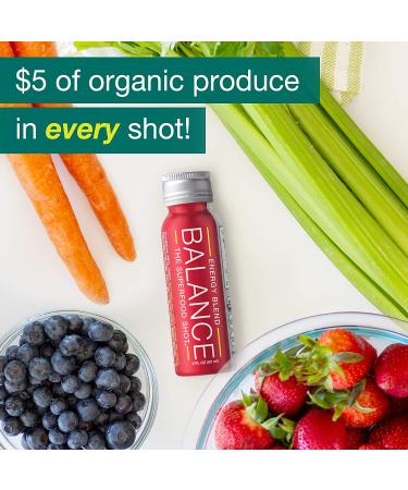 Max Energy Shot with Superfoods & Organic Caffeine - Brain Support, Mushroom Blend, Maca - Vegan & Gluten-Free (6 Pack) - Buy Online on SooperMarket.com