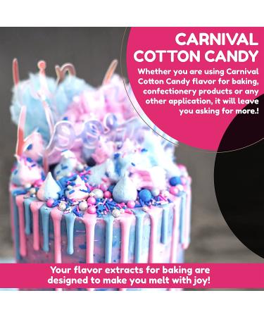 Cotton Candy Flavor Concentrate for Food  2 Oz. Water-Based Cotton Candy Flavoring for Beverages  Pastries  Gummies  & Jams in Glass Bottle  Confection & Candy Flavoring Oils by Dolce Foglia Cotton Candy 2 Oz. - Buy Online on SooperMarket.com