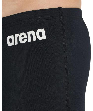 ARENA Boys' Team Swim Shorts - Solid Black-White Swimming Shorts (1 Pack) | Best International Shipping - Buy Online on SooperMarket.com