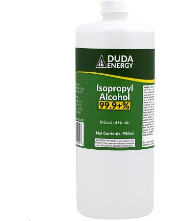 Duda Energy 99.9% Pure Isopropyl Alcohol Industrial Grade IPA Concentrated Rubbing Alcohol 1 Gallon - Pack of 4 (32.12 Fl Oz Each) - Buy Online on SooperMarket.com