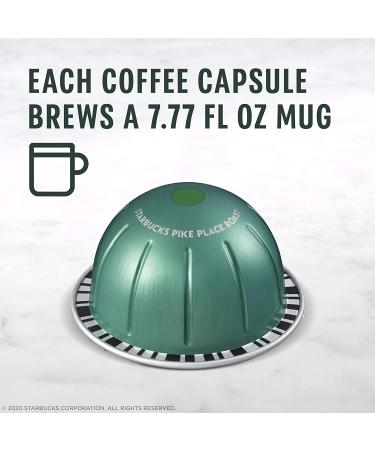 Starbucks by Nespresso Pike Place Roast Coffee - 32ct Capsules (Nespresso Vertuo Compatible) - Buy Online on SooperMarket.com