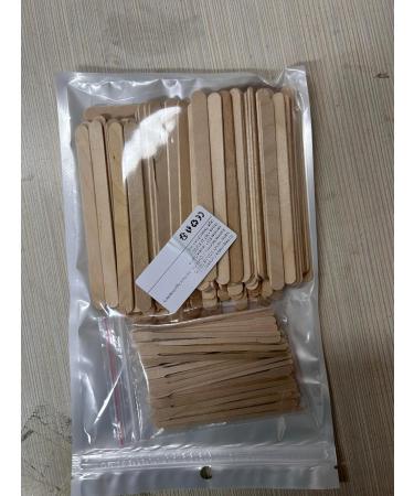 200 Wooden Waxing Spatulas - Hair Removal Sticks for Eyebrows Lips & Armpits | Eco-Friendly Waxing Supplies - Buy Online on SooperMarket.com