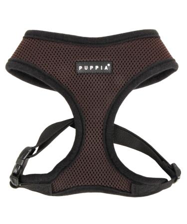 Puppia dog harness for small and medium -sized dogs - super soft in many colors - also used as a puppy dishes -Atanizzenkerte harness for dogs brown XL XL brown